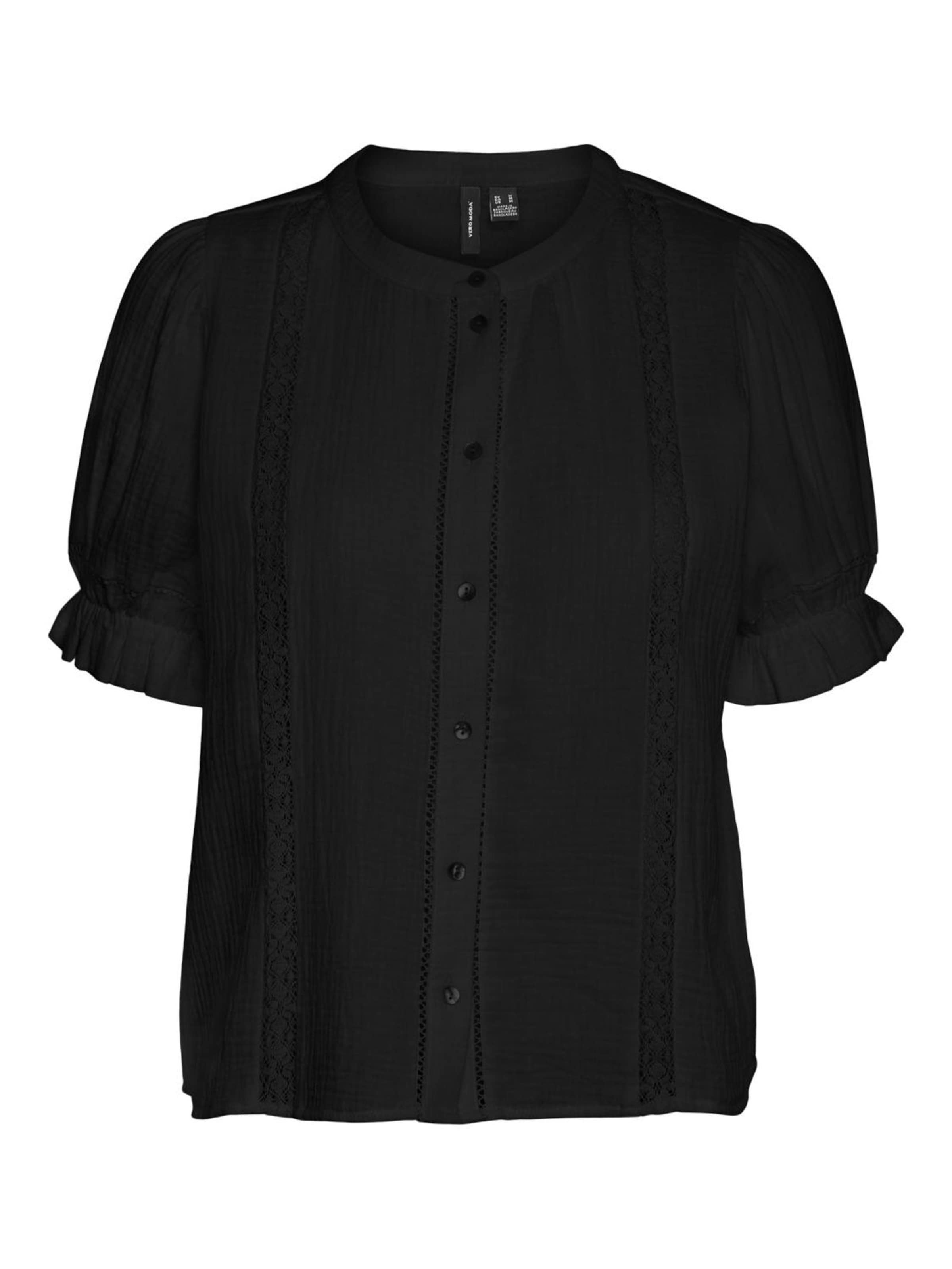 VERO MODA Bluse 'NATALI' i sort: forside