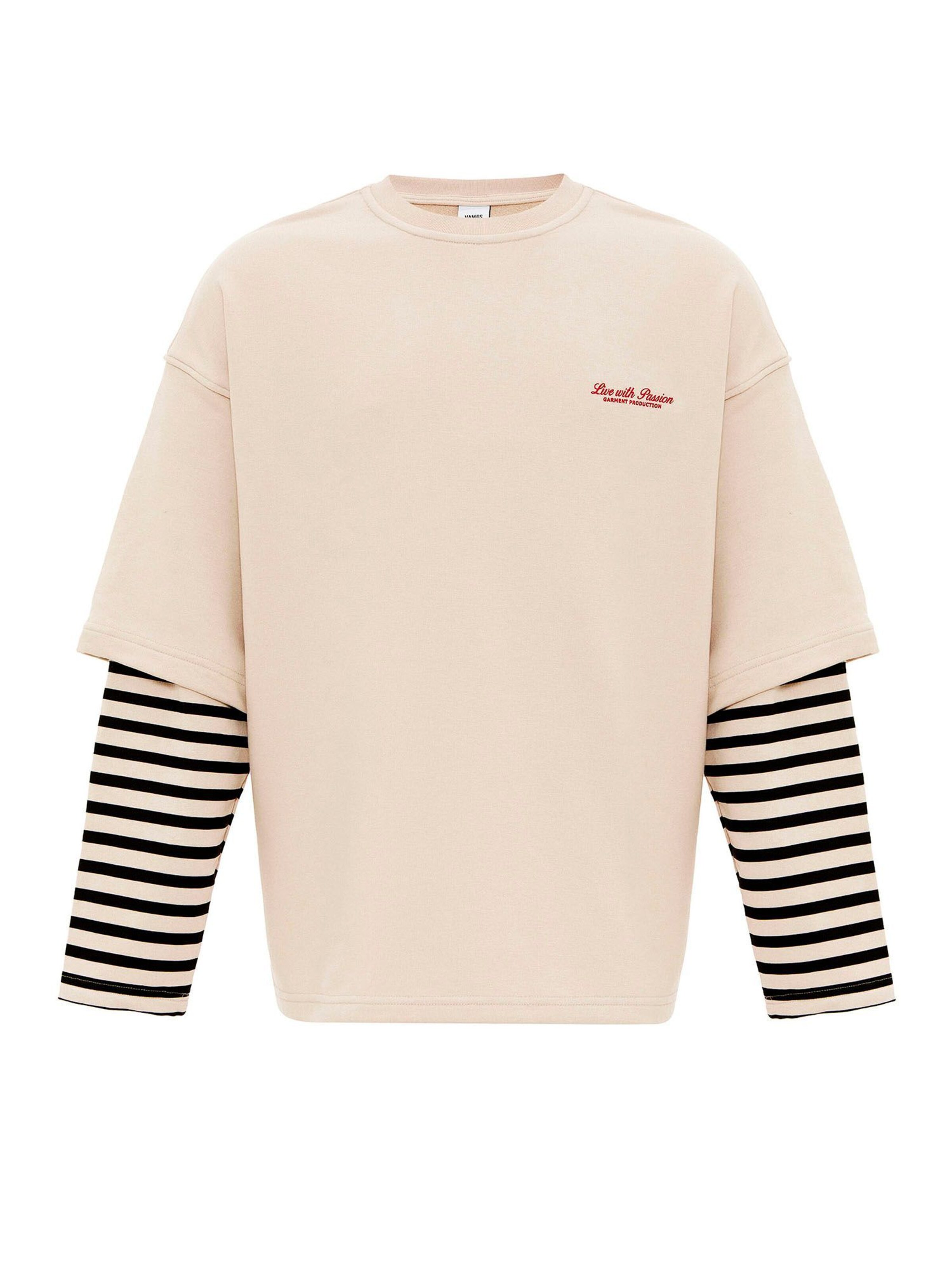 Dandalo Μπλούζα φούτερ σε μπεζ: μπροστά