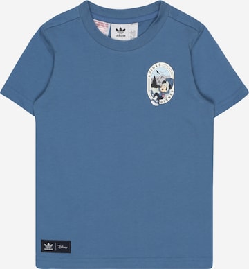 ADIDAS ORIGINALS Shirt 'Disney Mickey And Friends' in Blauw: voorkant