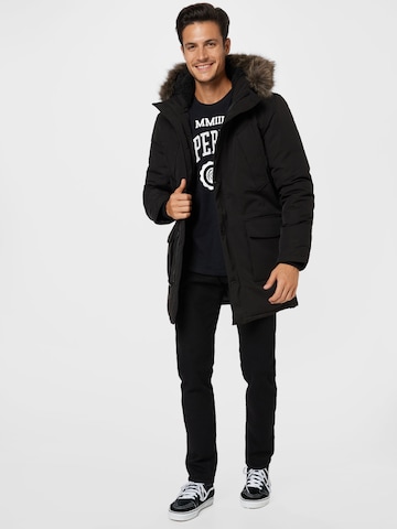 Superdry Winterparka 'Everest' in Zwart