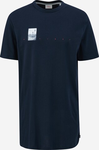 s.Oliver Red Label Big & Tall T-Shirt in Blau: predná strana