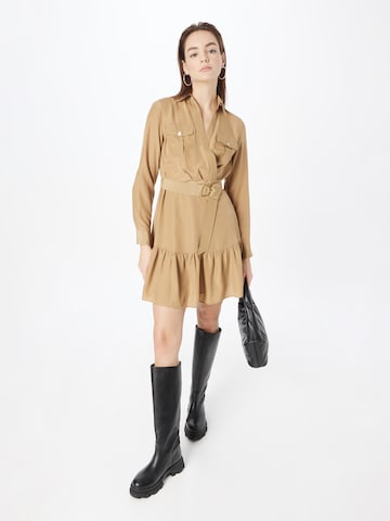 Lauren Ralph Lauren Shirt Dress 'MAGOMYR' in Beige