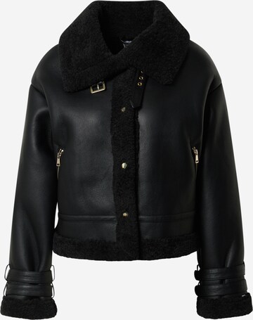 Hoermanseder x About You Between-Season Jacket 'Ina' in Black: front