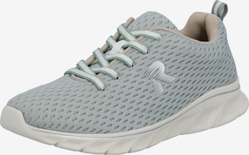 Rieker Trampki niskie w kolorze zielony: przód