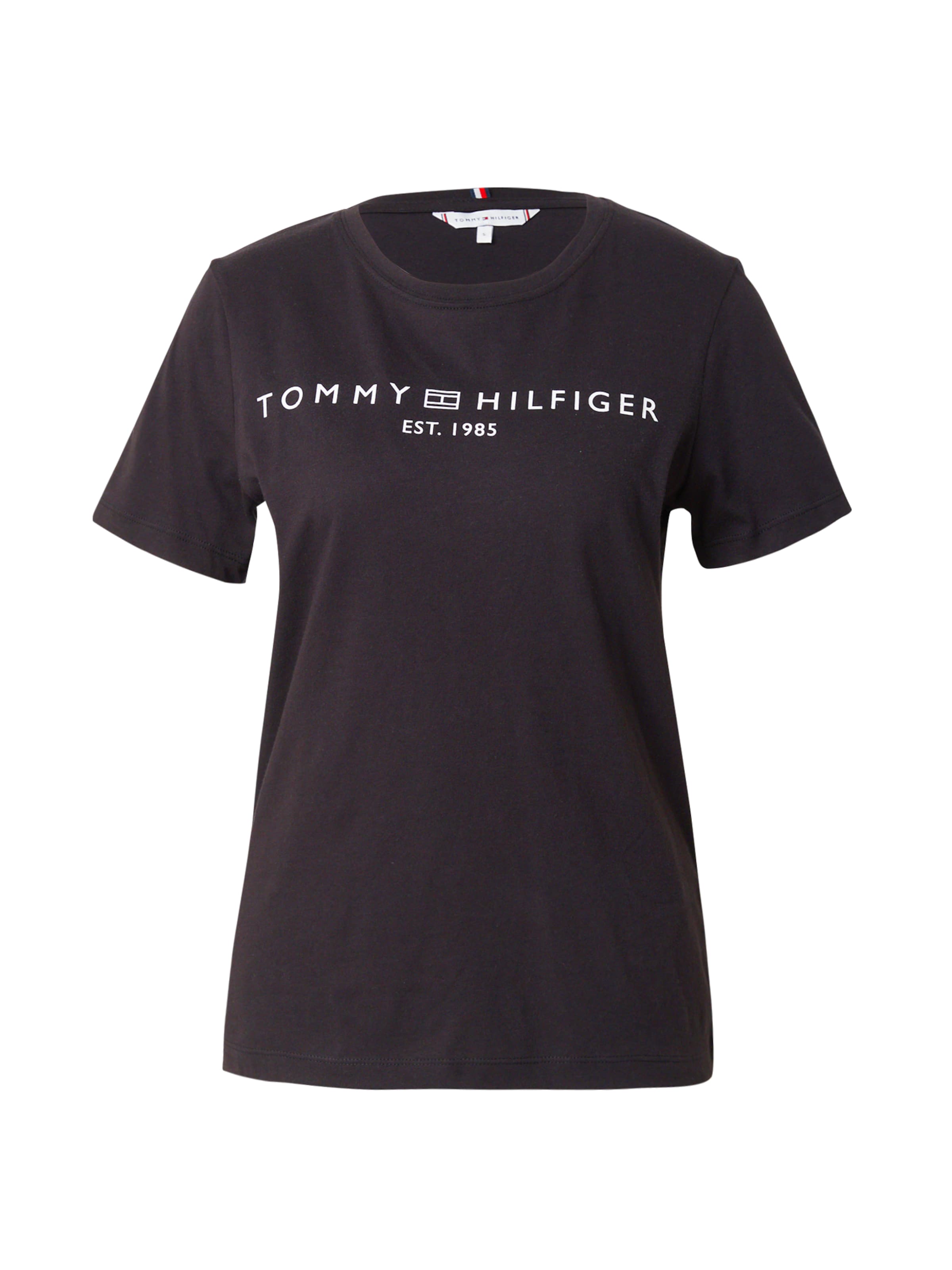 Tricou de la TOMMY HILFIGER pe negru: față