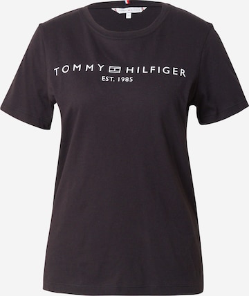 TOMMY HILFIGERMajica - crna boja: prednji dio