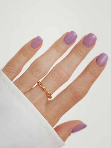 Hey Happiness Ring 'Double Helix'‌‌ in Gold