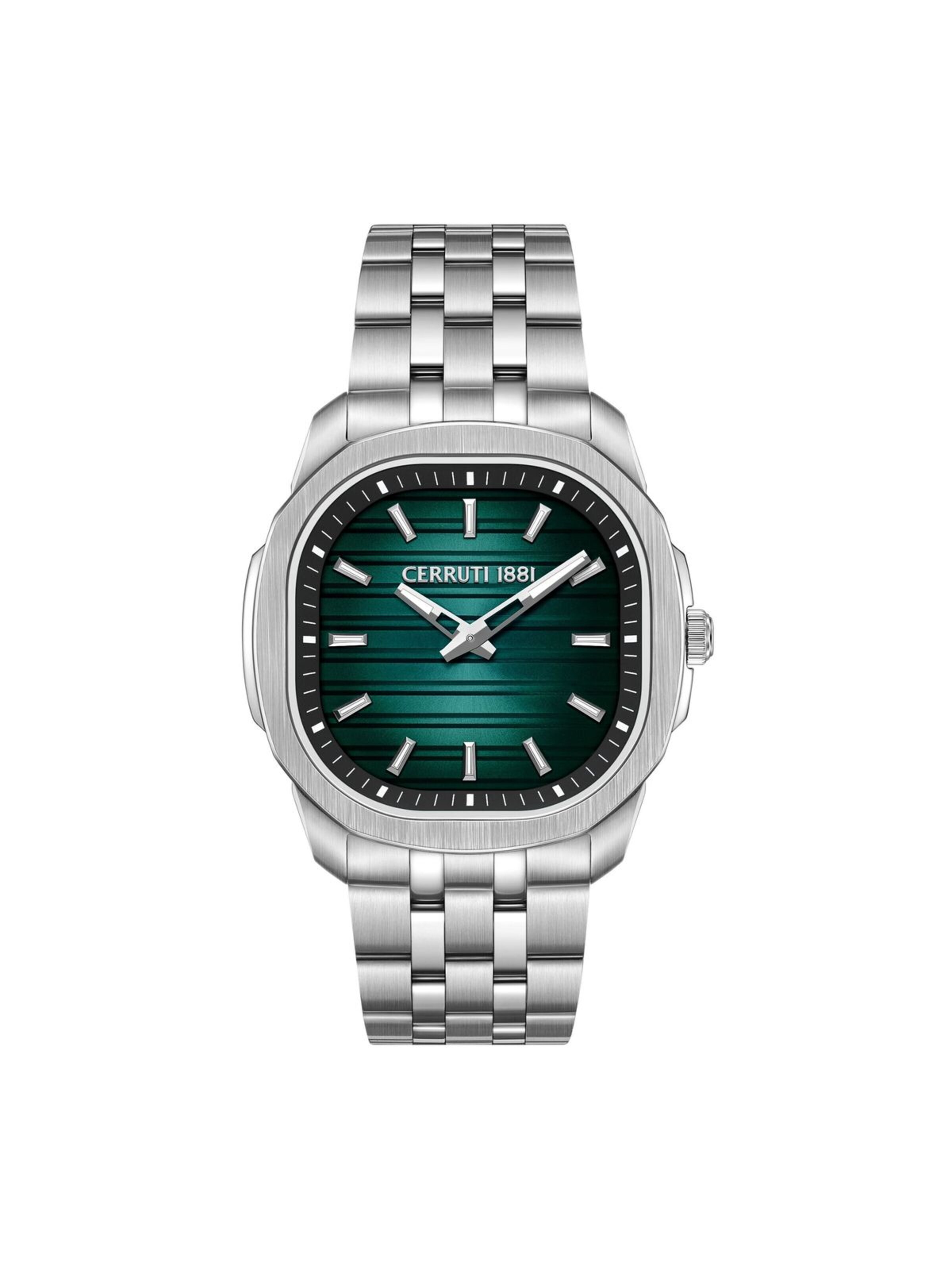 CERRUTI 1881 Zegarek analogowy 'Watch Merano' w kolorze srebrny: przód