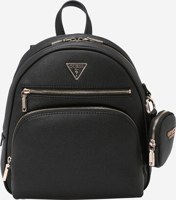 GUESS - Mochila 'POWER PLAY' em preto: frente