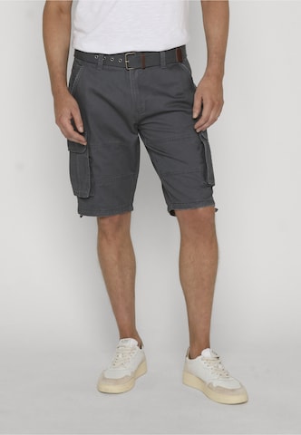 INDICODE JEANS - regular Pantalón cargo 'INMonsun' en gris: frente