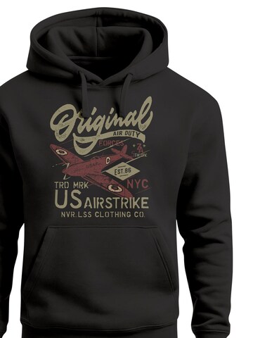 Neverless Sweatshirt 'Airstrike Spitfire' in Black