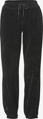 KOROSHI Regular Pants in Black: front