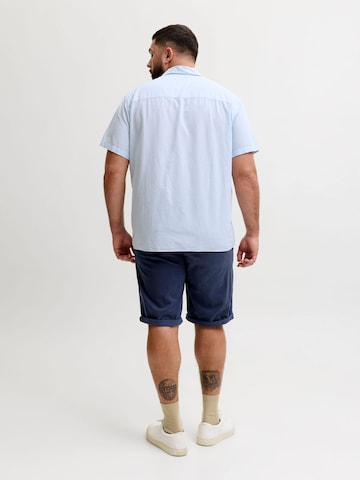 Jack & Jones Plus Regular Chino 'JPSTBowie' in Blauw