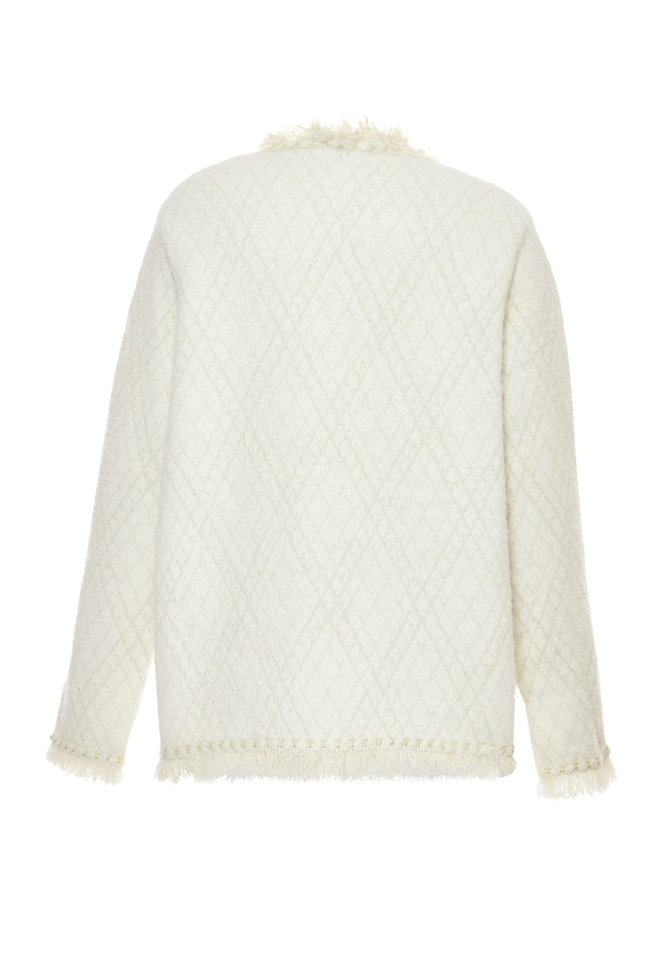 ALARY Knit cardigan in White