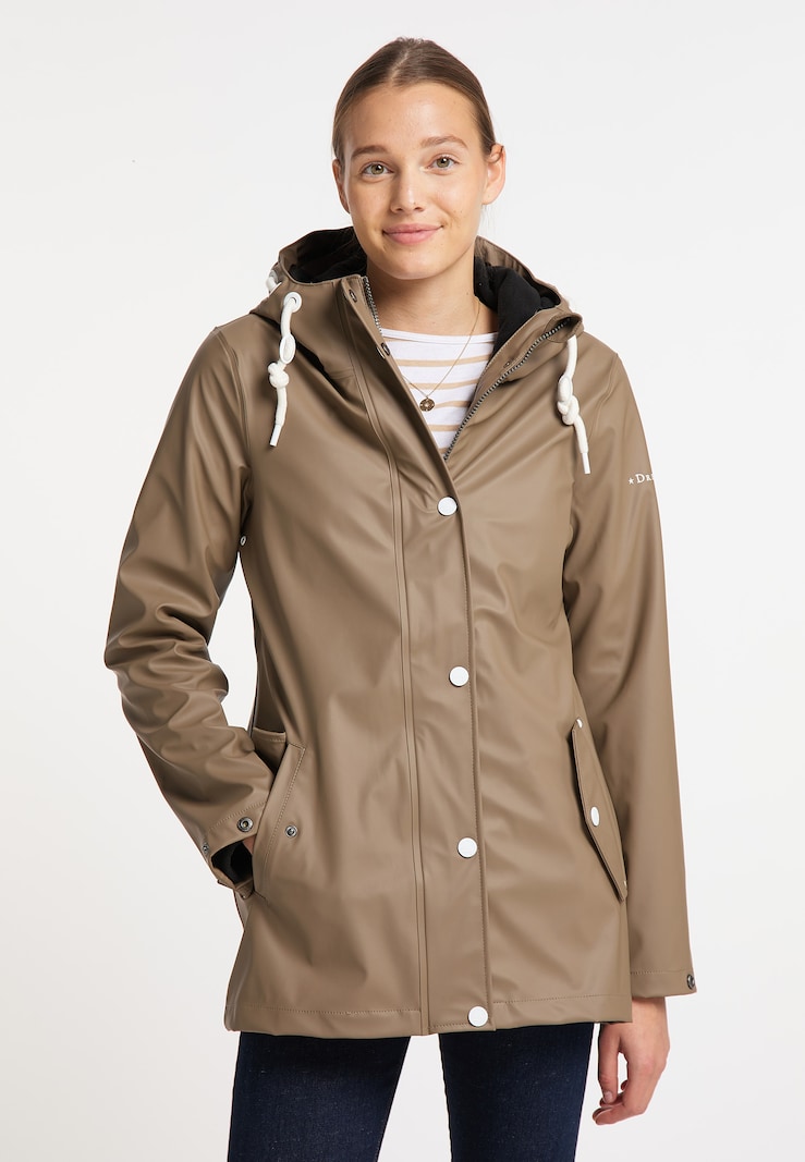 Women Clothing DreiMaster Maritim Rain jackets Brown