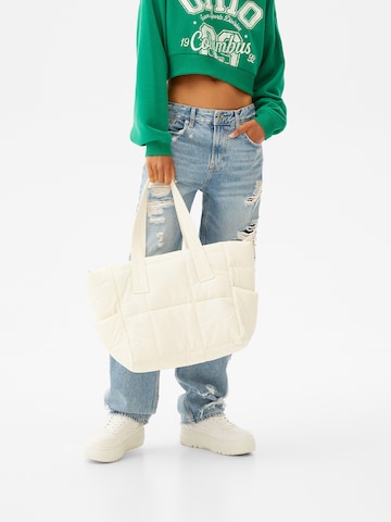 Bershka Shopper - Béžová