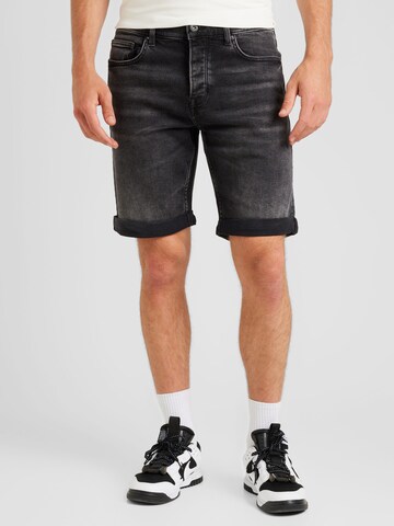 QS Regular Jeans 'John' in Grijs: voorkant