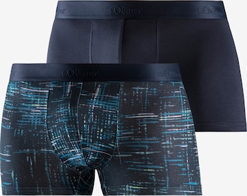 s.Oliver Boxershorts in Blauw: voorkant