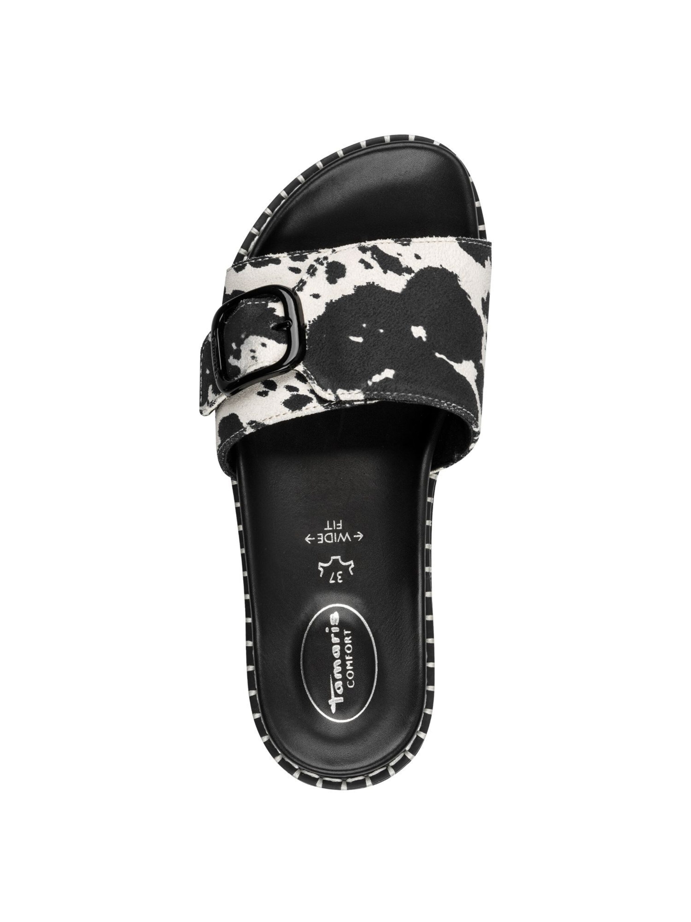 Mule Tamaris en noir