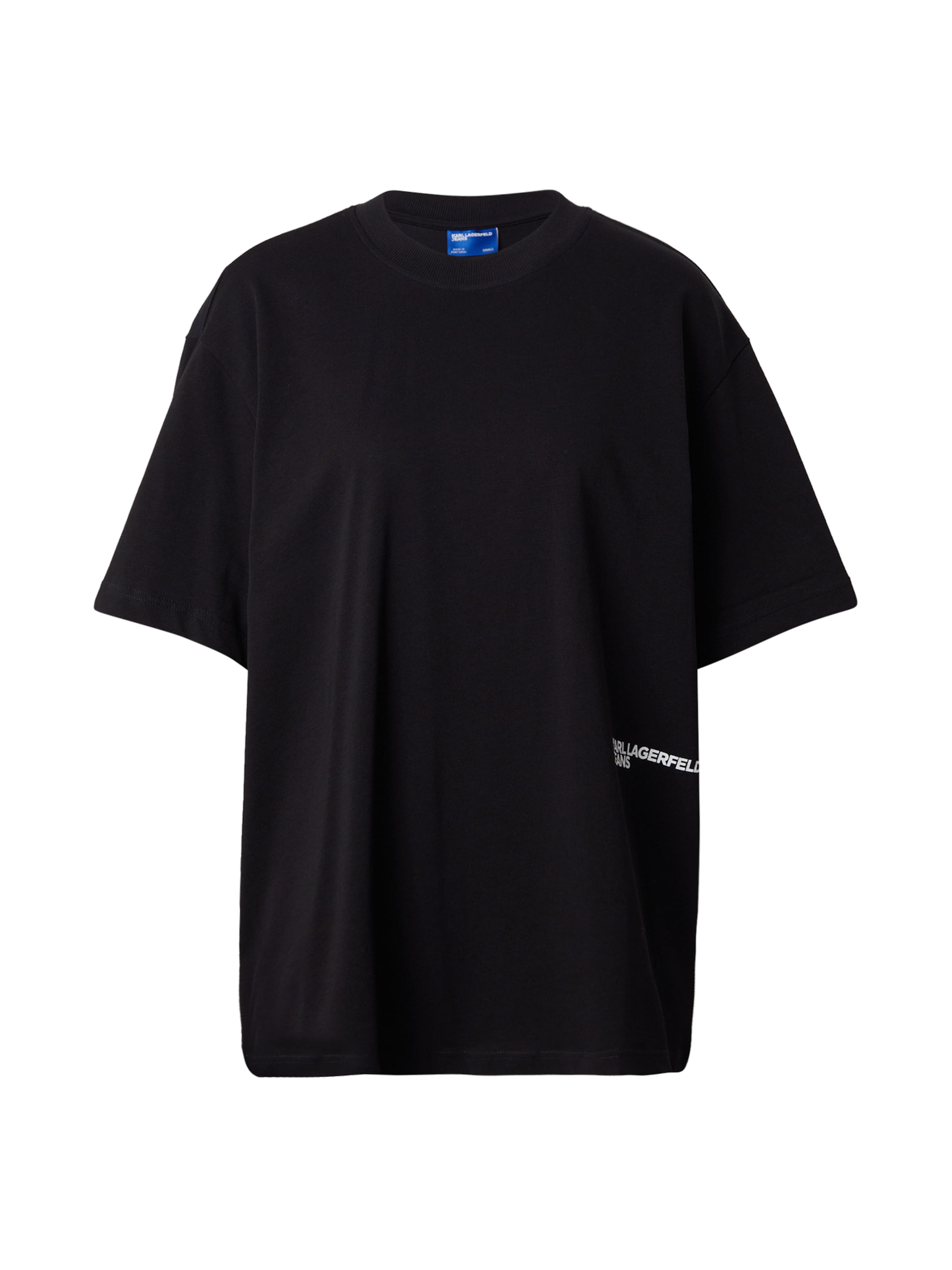 KARL LAGERFELD JEANS Μπλουζάκι σε μαύρο: μπροστά
