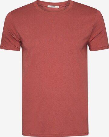 GREENBOMB T-Shirt 'Guide' in Rot: Vorderseite