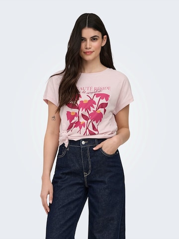 ONLY Shirt 'ONLHILL' in Lila: voorkant