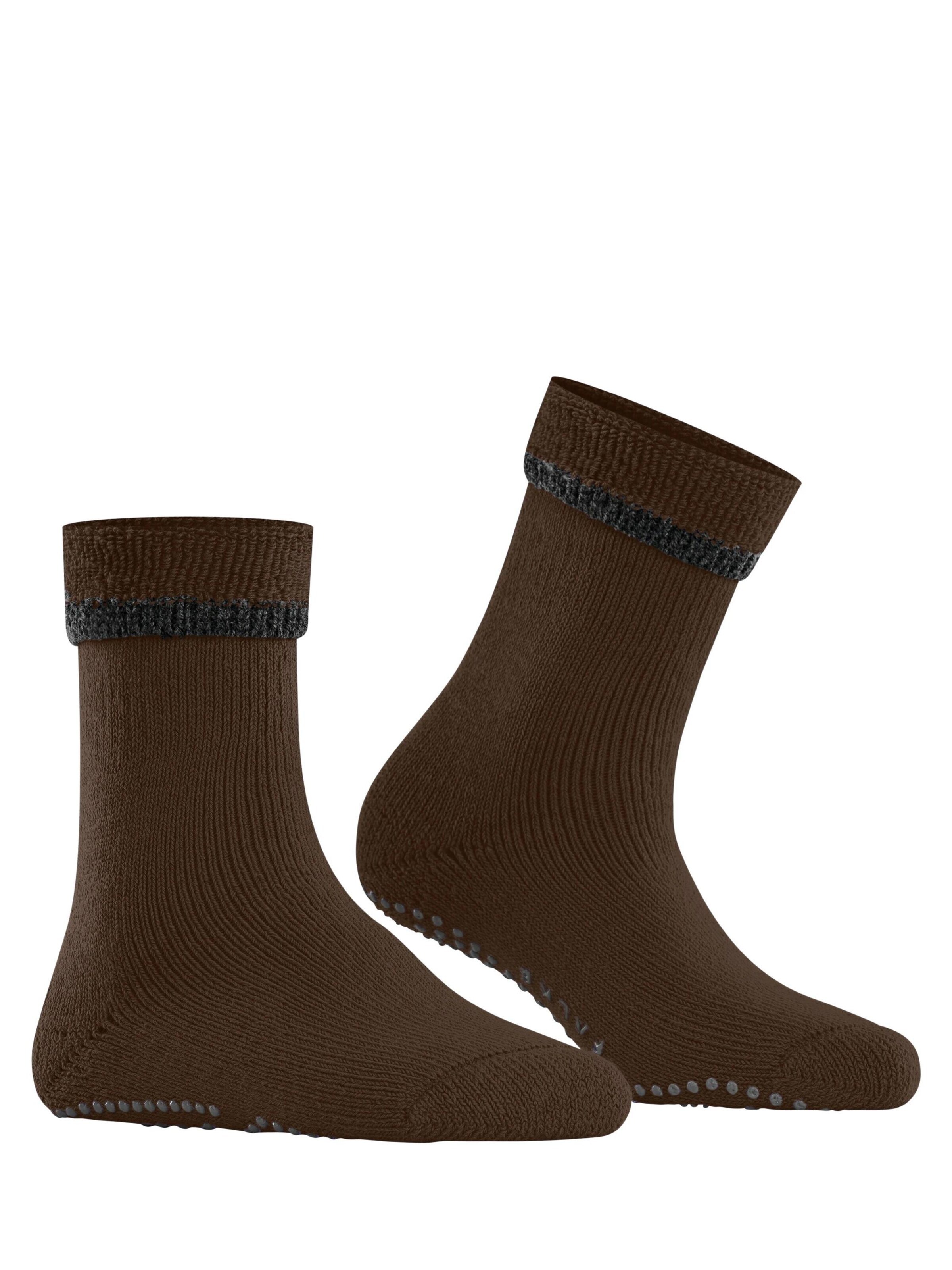 FALKE Socken 'Cuddle Pads'‌‌‌‌‌‌‌‌‌‌ in Braun