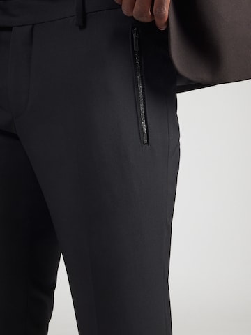 Regular Pantalon à plis 'TREC' Karl Lagerfeld en noir