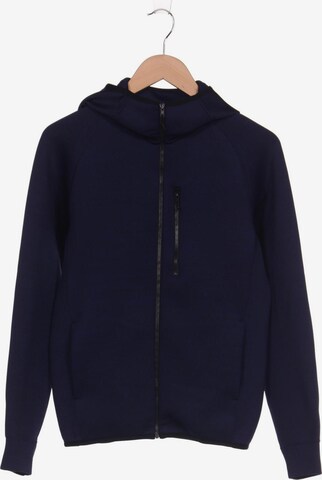 UNIQLO Sweatshirt & Zip-Up Hoodie in XS in Blue: front