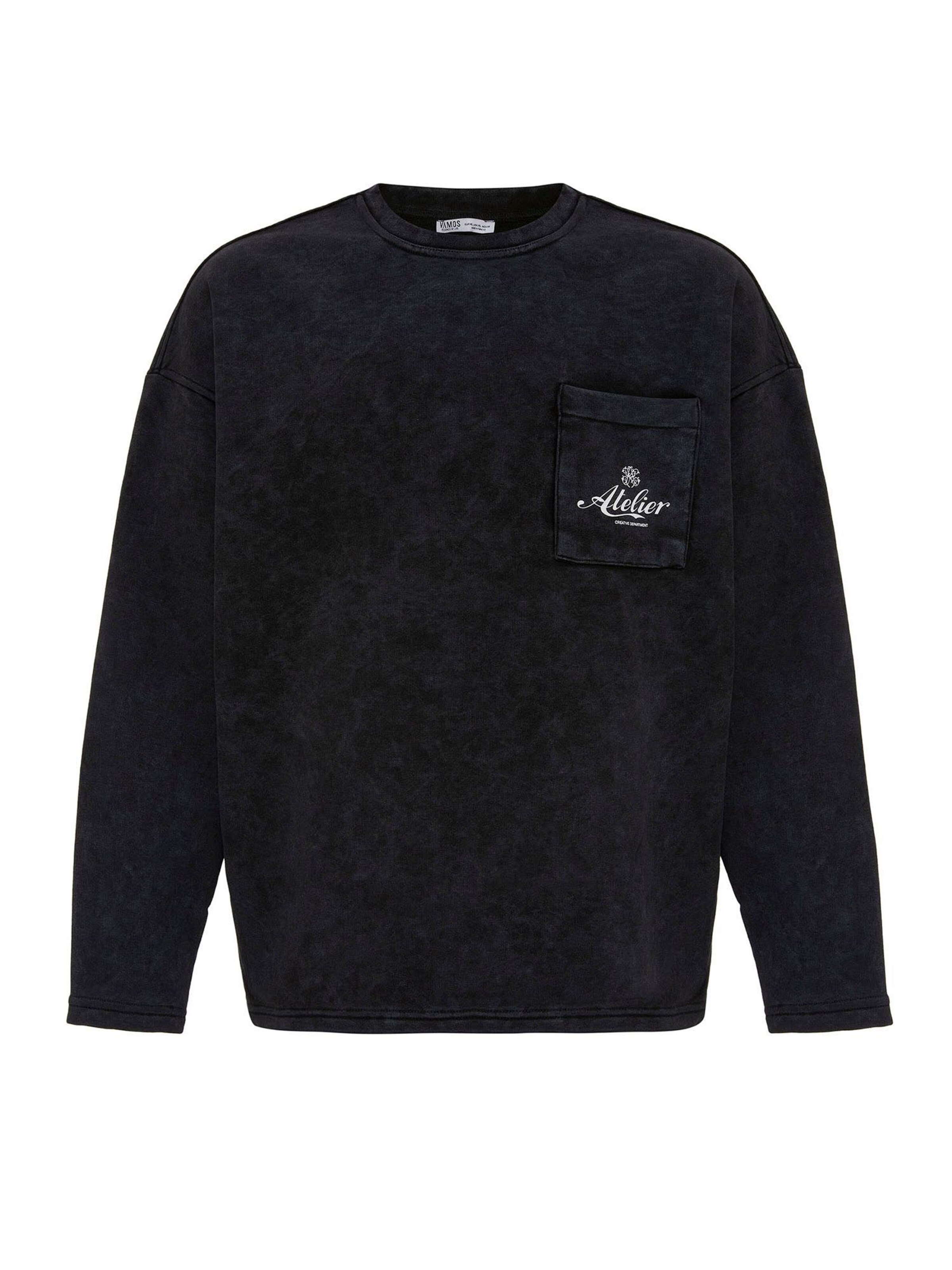 Dandalo Sweatshirt in Black: front