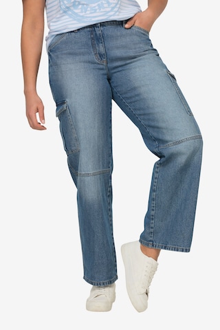 Angel of Style Loosefit Jeans in Blauw: voorkant