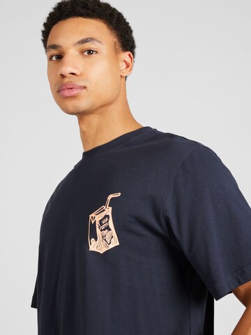 Only & Sons T-Shirt 'FALL' in Blau