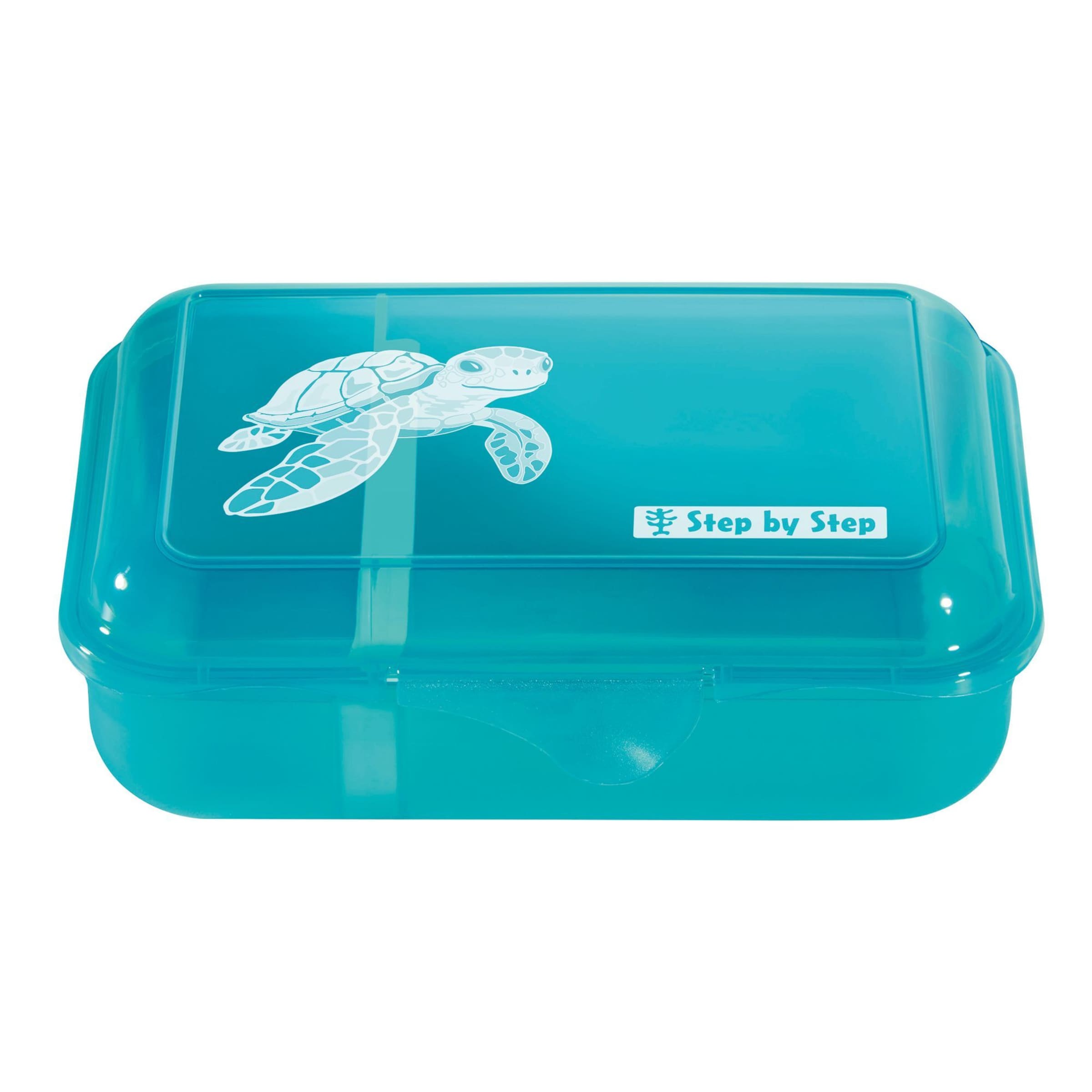 Set di stoviglie di STEP BY STEP in blu: frontale