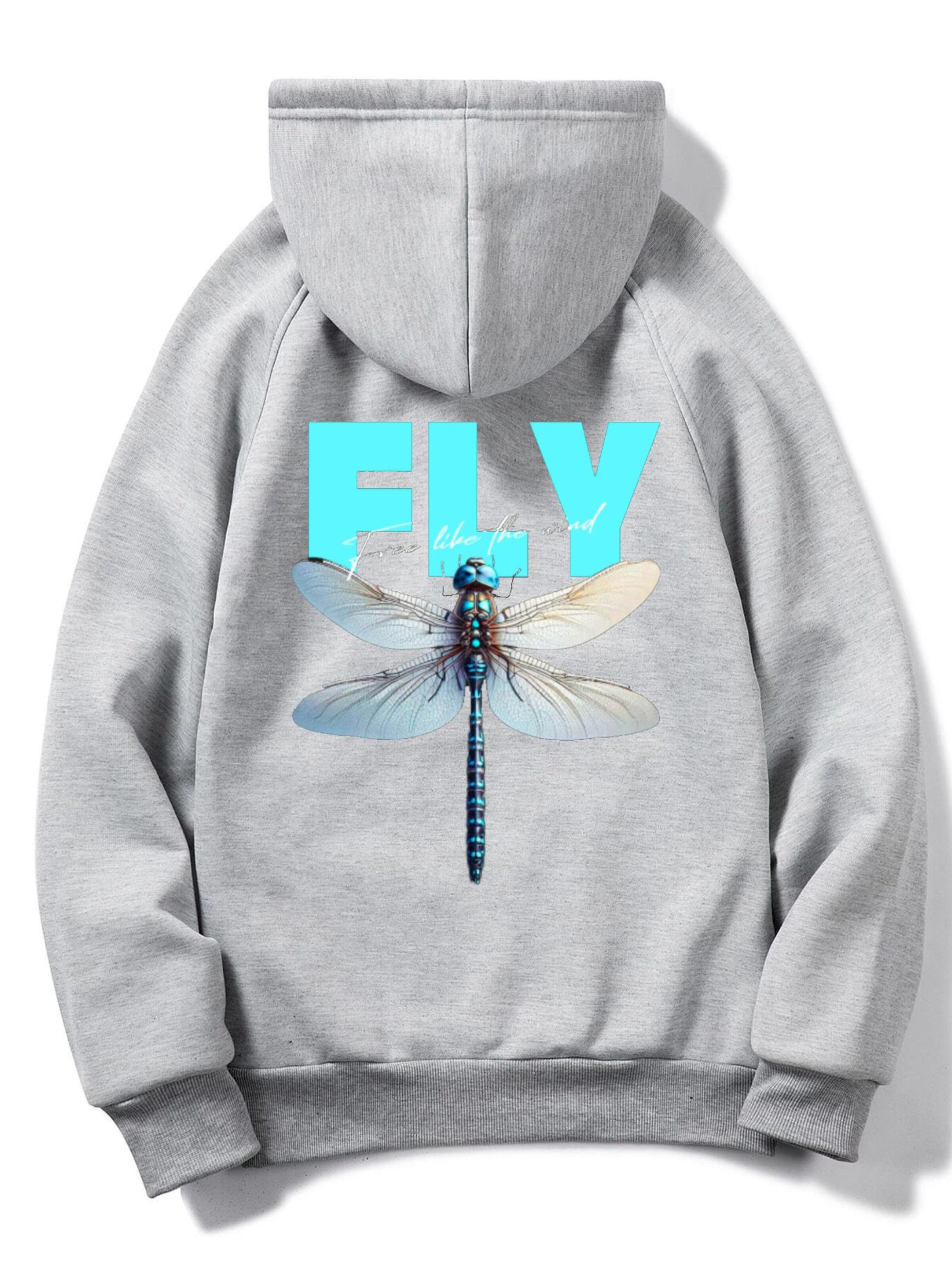 RMK Sweatshirt 'Fly Libelle'‌‌ in Grau