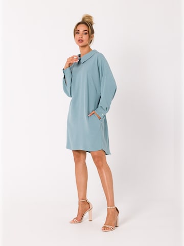 made of emotion - Vestido camisero en verde