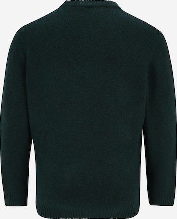 Jack & Jones Plus Sweater 'Ollie' in Green