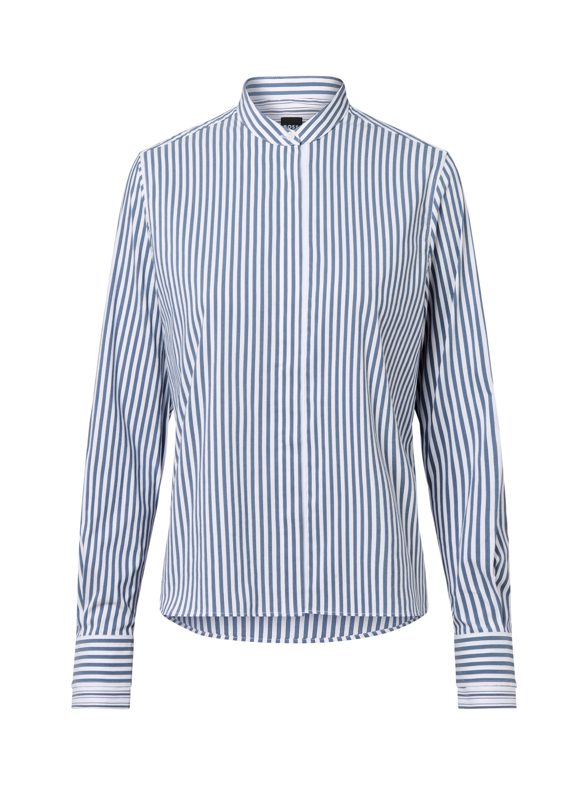 BOSS Blouse in Blauw: voorkant
