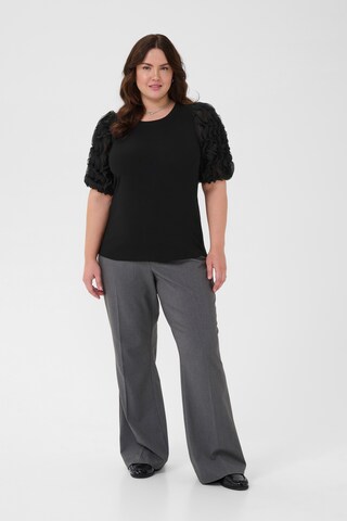 T-shirt 'KClucinda' KAFFE CURVE en noir