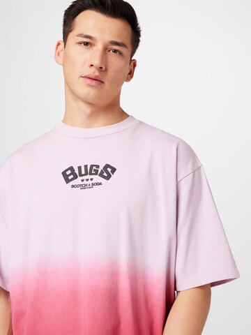 SCOTCH & SODA Shirt 'Bugs Bunny' in Roze