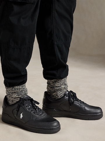 Polo Ralph Lauren Platform trainers 'Masters Court' in Black