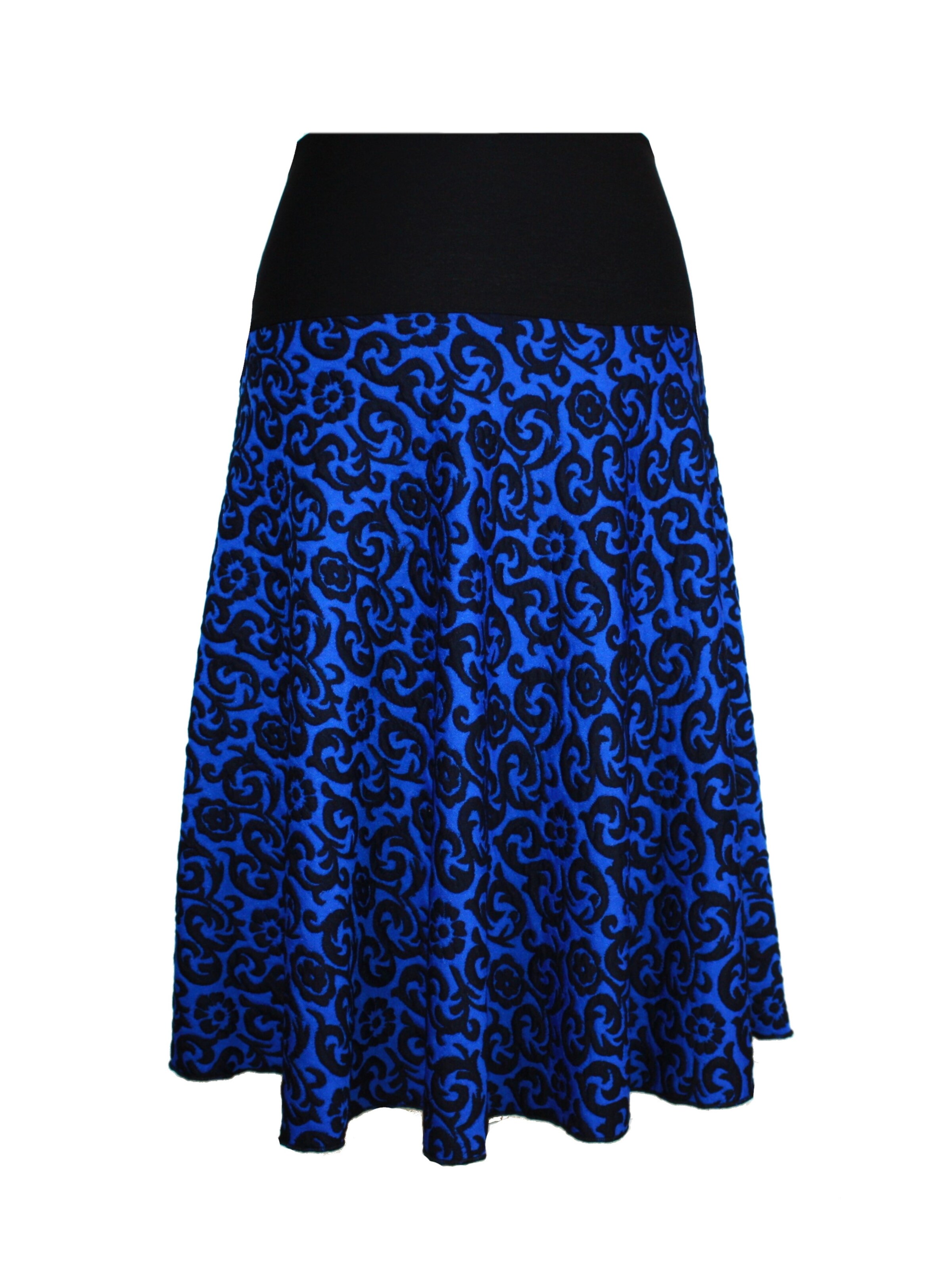 dunkle design Rock 'Floral'‌‌‌‌‌‌ in Blau: Vorderseite