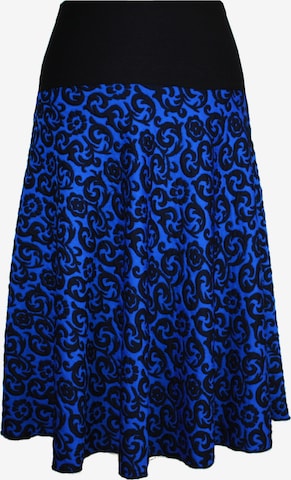 dunkle design Skirt 'Floral' in Blue: front