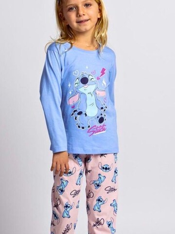 Cerdá Nachtkledij 'Disney Stitch Pyjama Girls Set' in Blauw