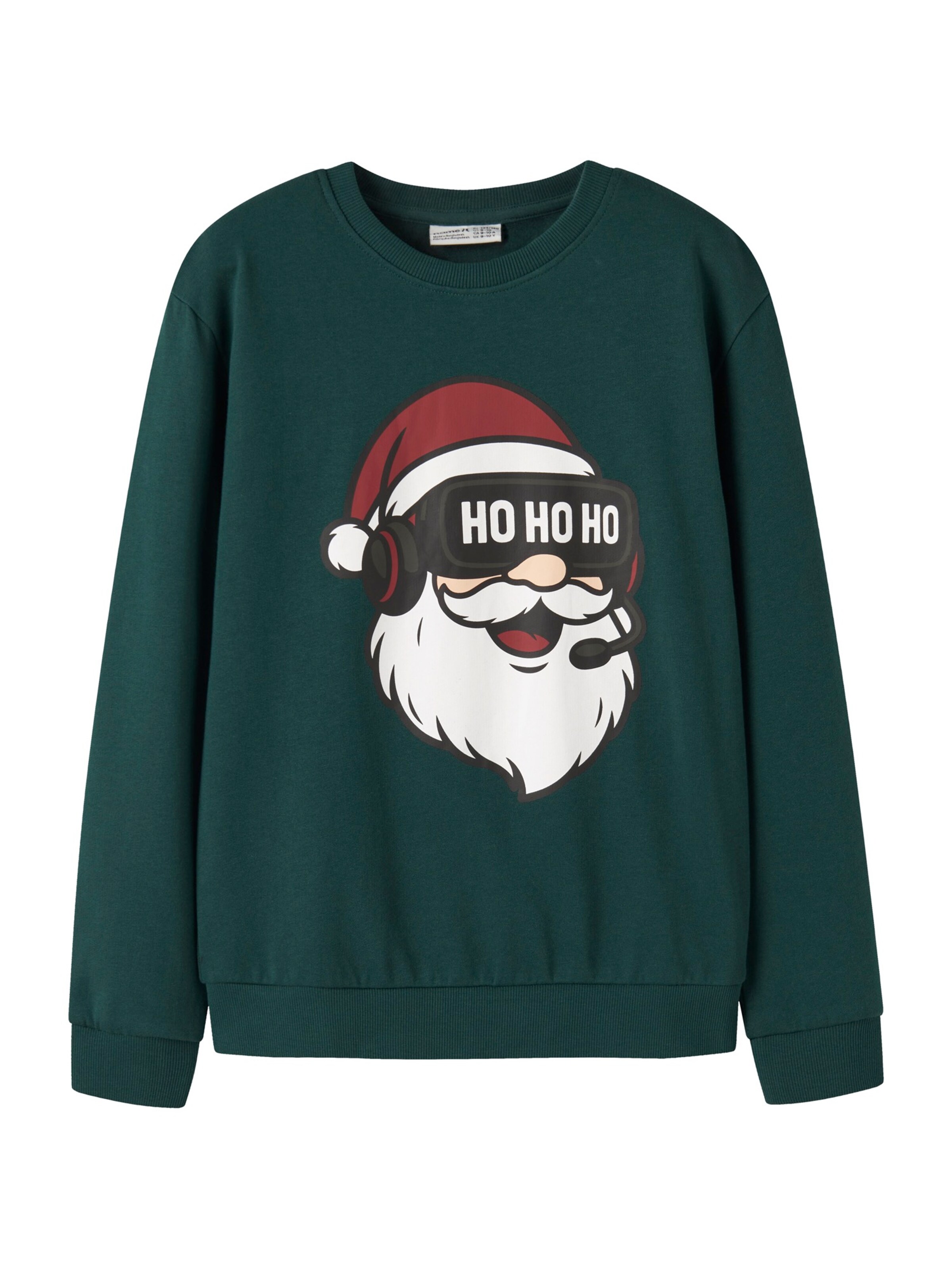 NAME IT Sweatshirt 'NKMVOLUF' in Green: front
