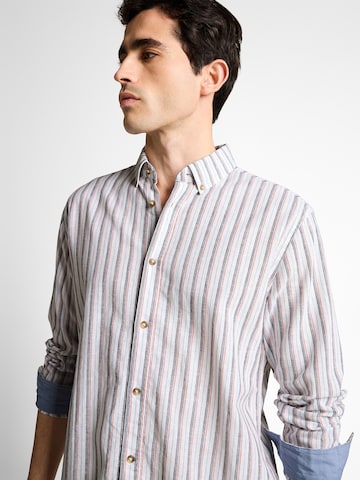 TOM TAILOR Regular fit Button Up Shirt in White