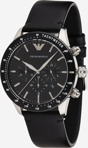 Emporio Armani Analog klokke i svart: forside