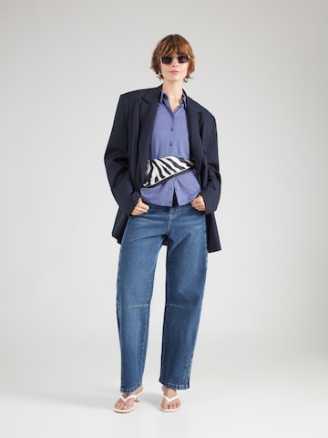 King Louie Blouse 'Carina' in Blue