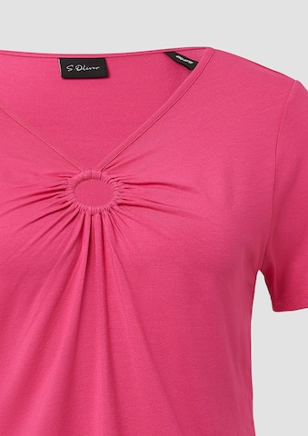 s.Oliver BLACK LABEL Shirt in Roze