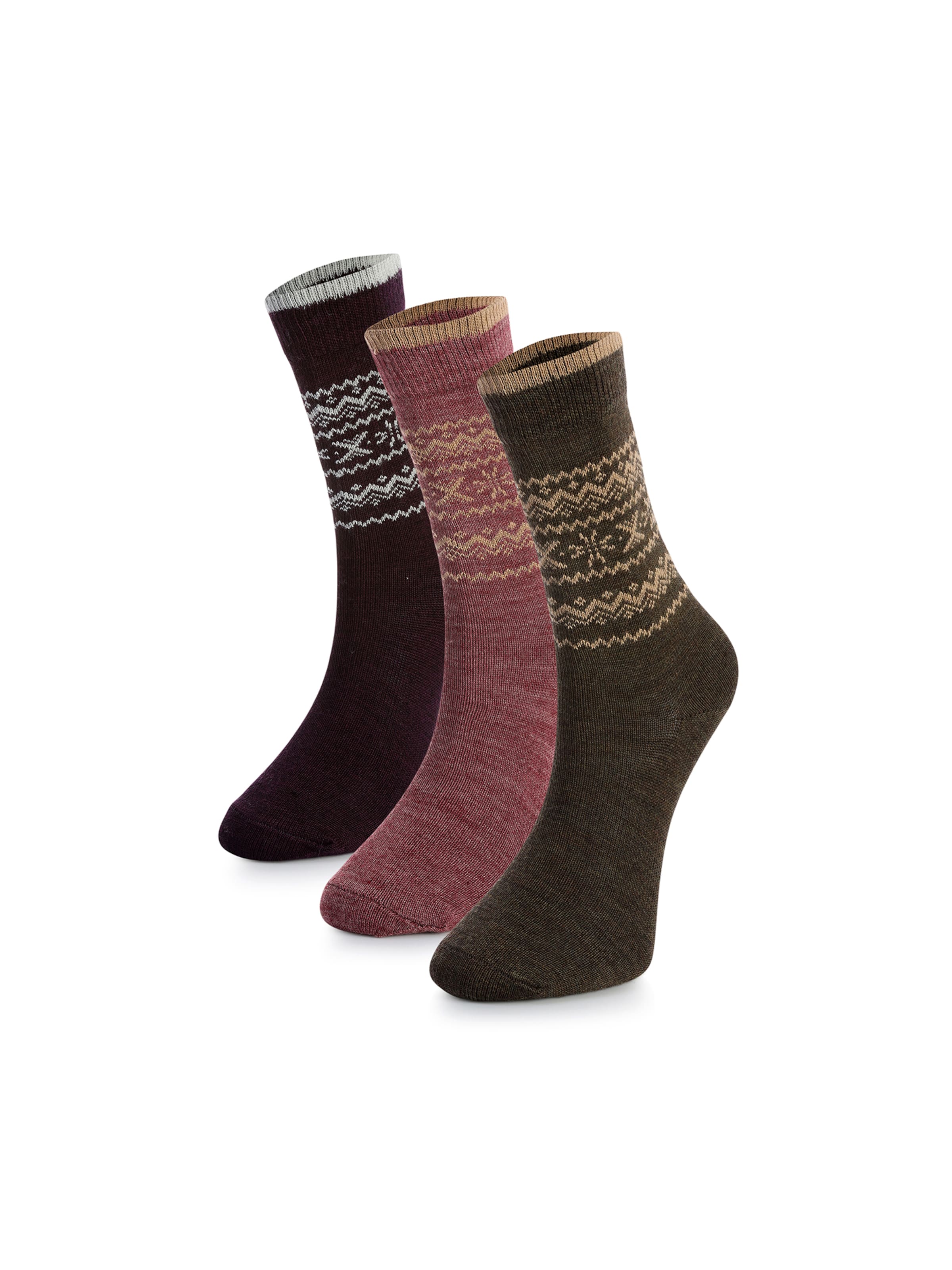 Crea Socks Sokker 'Outdoor Winter' i blandingsfarvet: forside