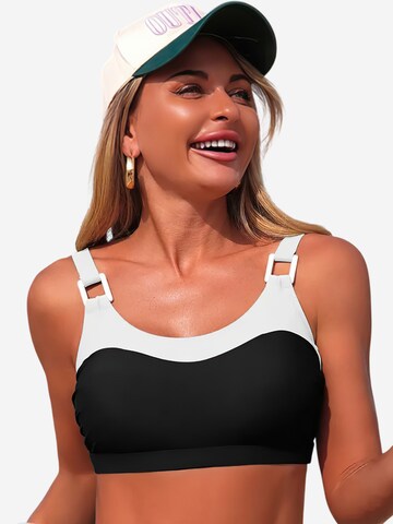 Magicshe Bralette Bikini in Black
